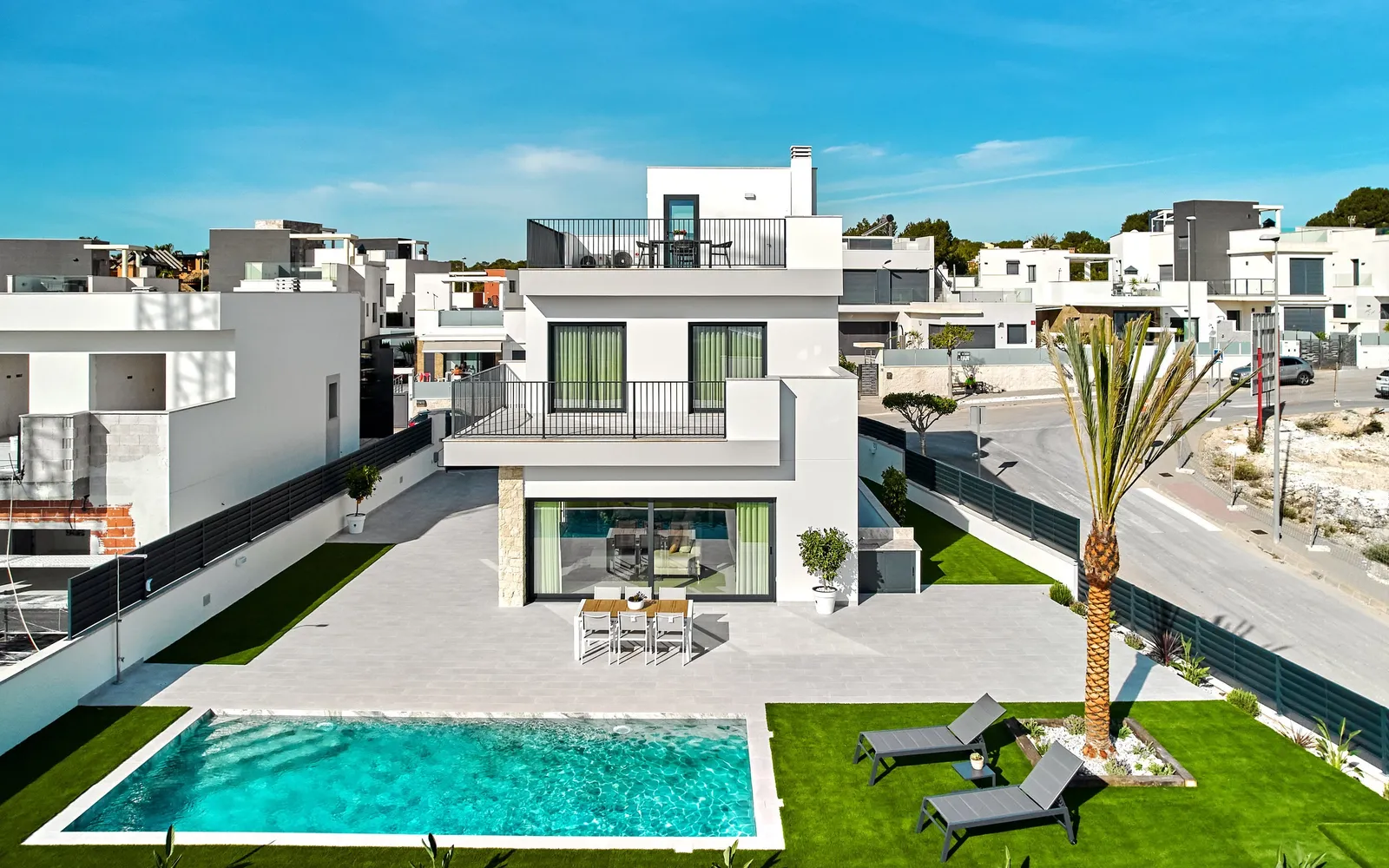 Freistehende Villa mit 3 Schlafzimmern in San Miguel de Salinas, Costa Blanca — Foto 1 von 1