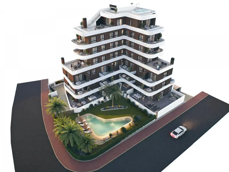 Apartamento de 2 dormitorios en Guardamar del Segura, Costa Blanca — foto 16 de 21
