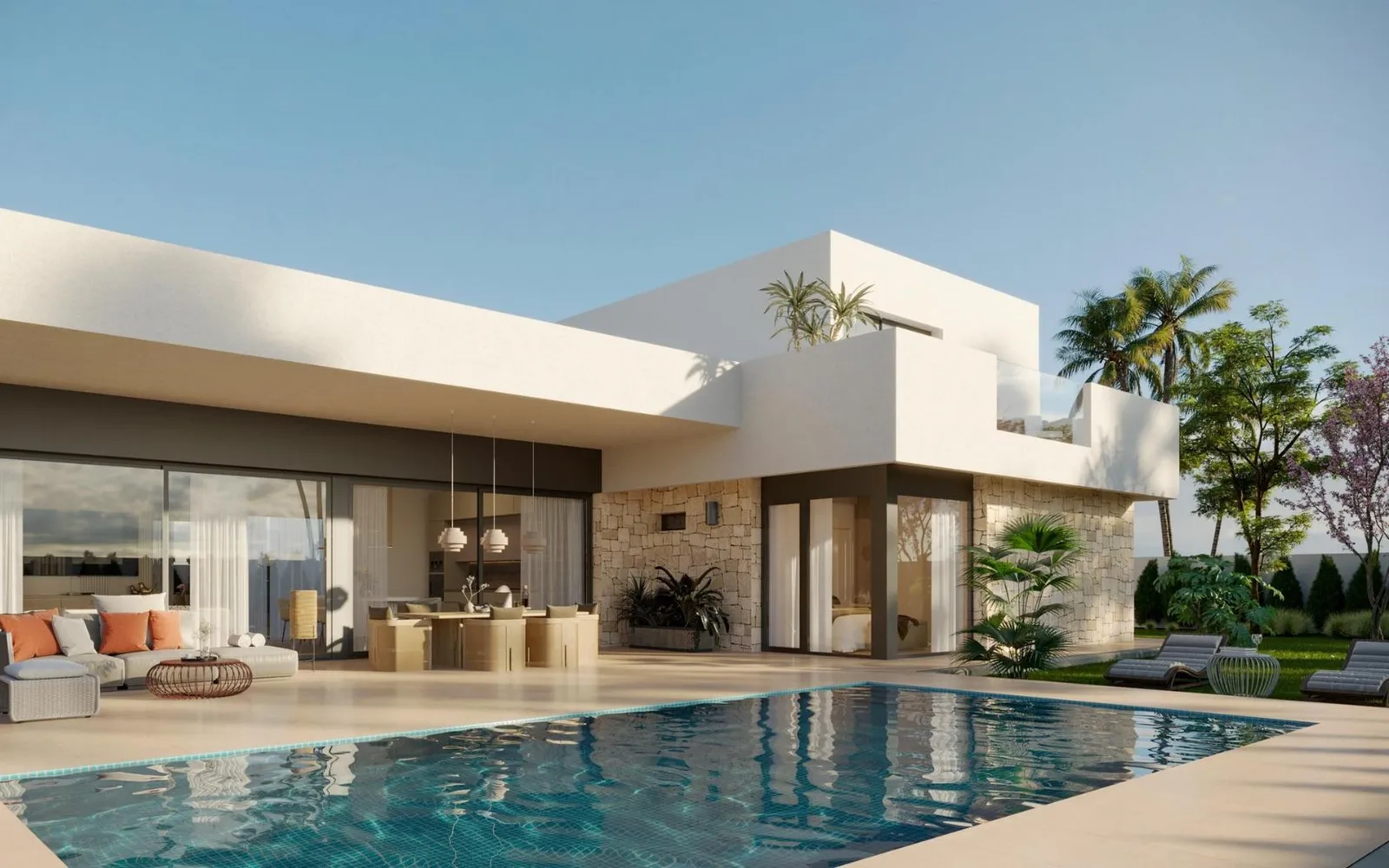 Vrijstaande villa met 4 slaapkamers in Aspe, Costa Blanca — foto 1 van 1