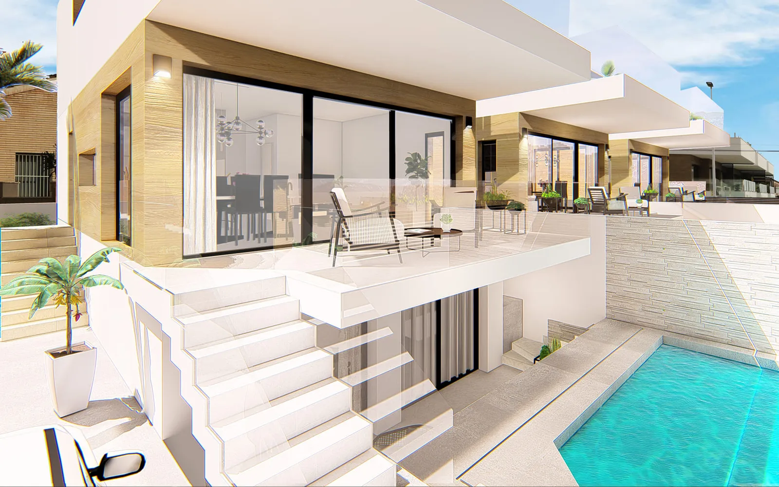 Reihenhaus mit 4 Schlafzimmern in La Mata, Costa Blanca — Foto 1 von 1