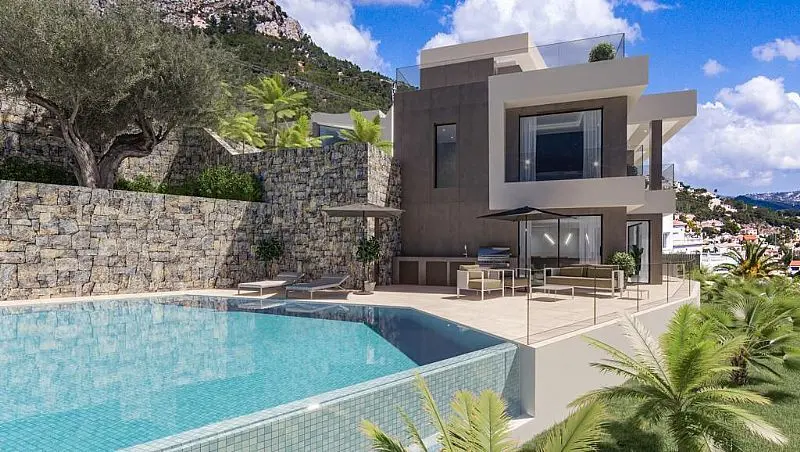 Villa met 4 slaapkamers in Calpe, Costa Blanca — foto 10 van 14