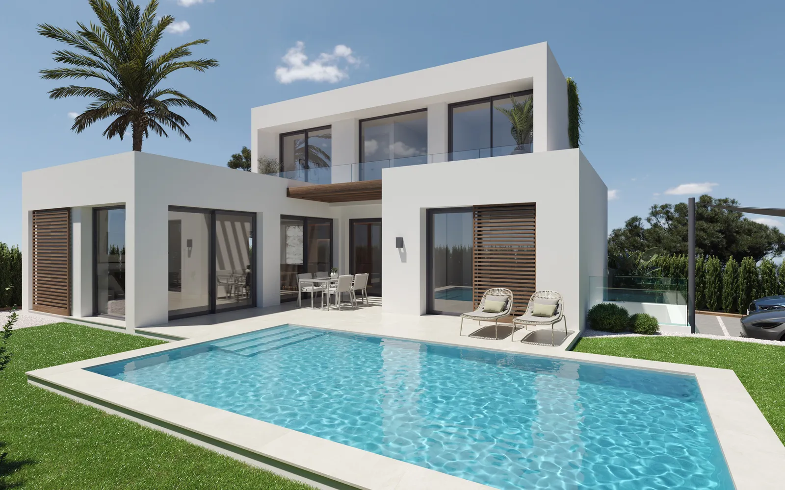 Vrijstaande villa met 3 slaapkamers in Alfaz del Pi, Costa Blanca — foto 1 van 1