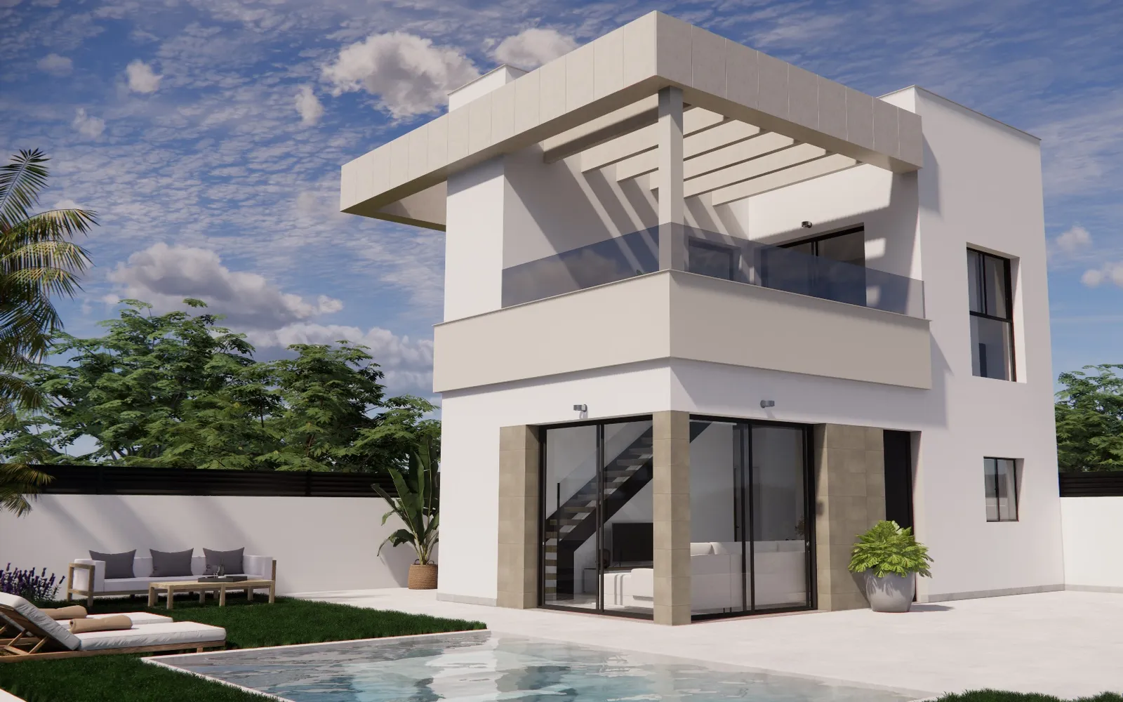 Chalet independiente de 3 dormitorios en Orihuela Costa, Costa Blanca — foto 1 de 1