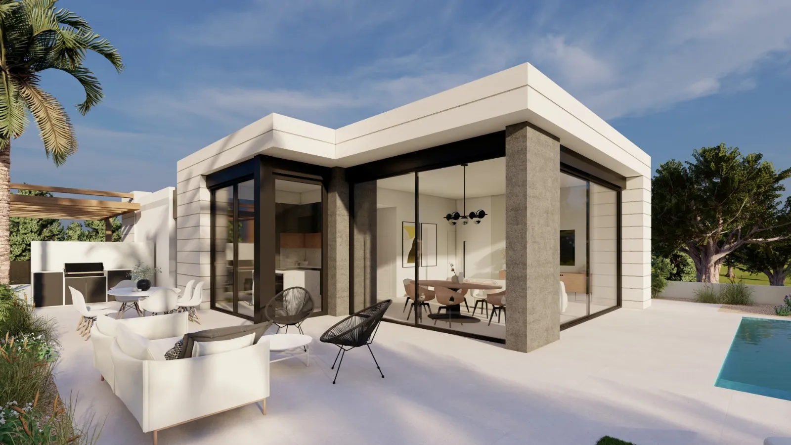 Chalet independiente de 3 dormitorios en Pilar de la Horadada, Costa Blanca — foto 1 de 1
