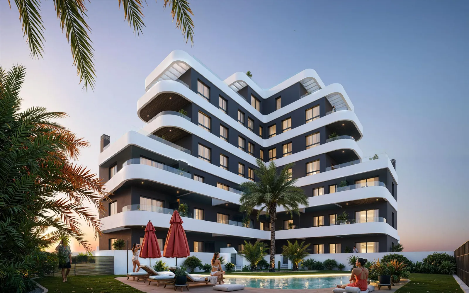 Apartamento de 2 dormitorios en Guardamar del Segura, Costa Blanca — foto 1 de 21