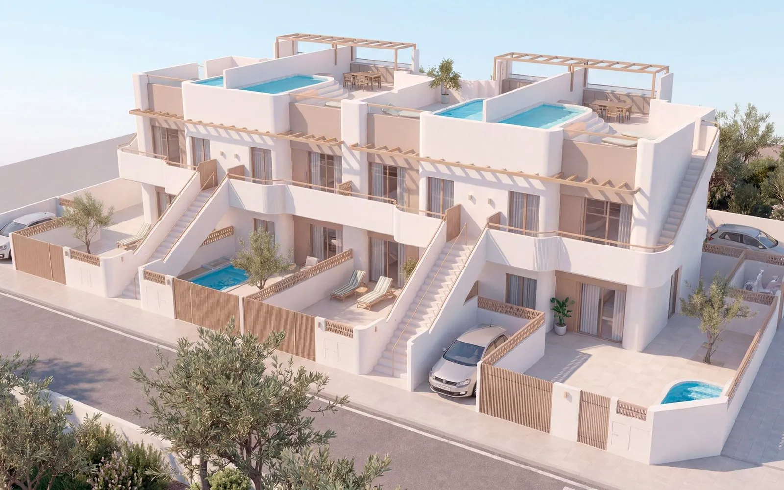بنغل أرضي de 2 dormitorios en Pilar de la Horadada, Costa Blanca — صورة 1 من 1