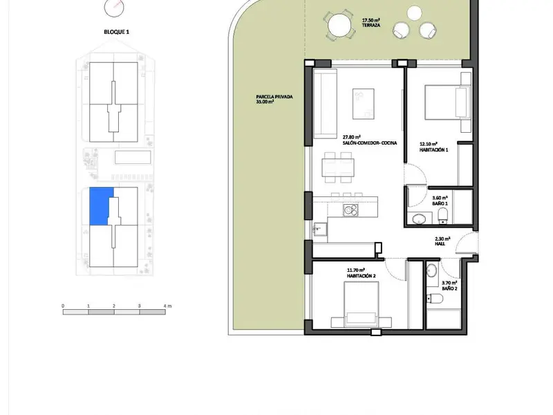Appartement avec 2 chambres à Desconocido, Costa Blanca — photo 22 sur 22