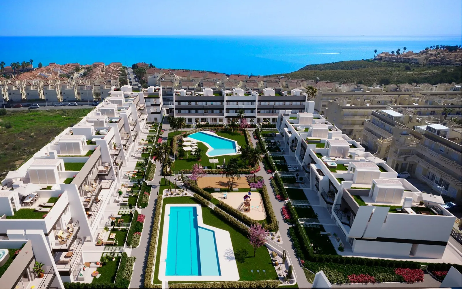Wohnung mit 3 Schlafzimmern in Santa Pola, Costa Blanca — Foto 1 von 28
