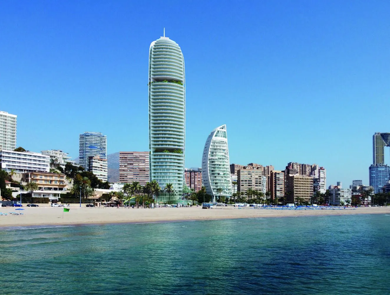 شقة de 2 dormitorios en Benidorm, Costa Blanca — صورة 1 من 17