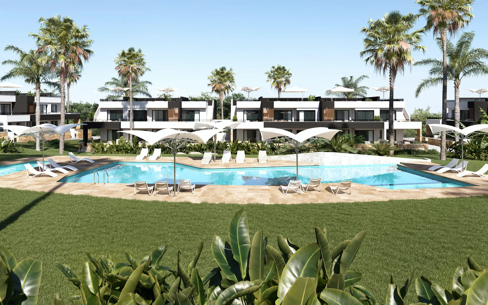 Bungalow planta baja de 2 dormitorios en Rojales, Costa Blanca — foto 1 de 1