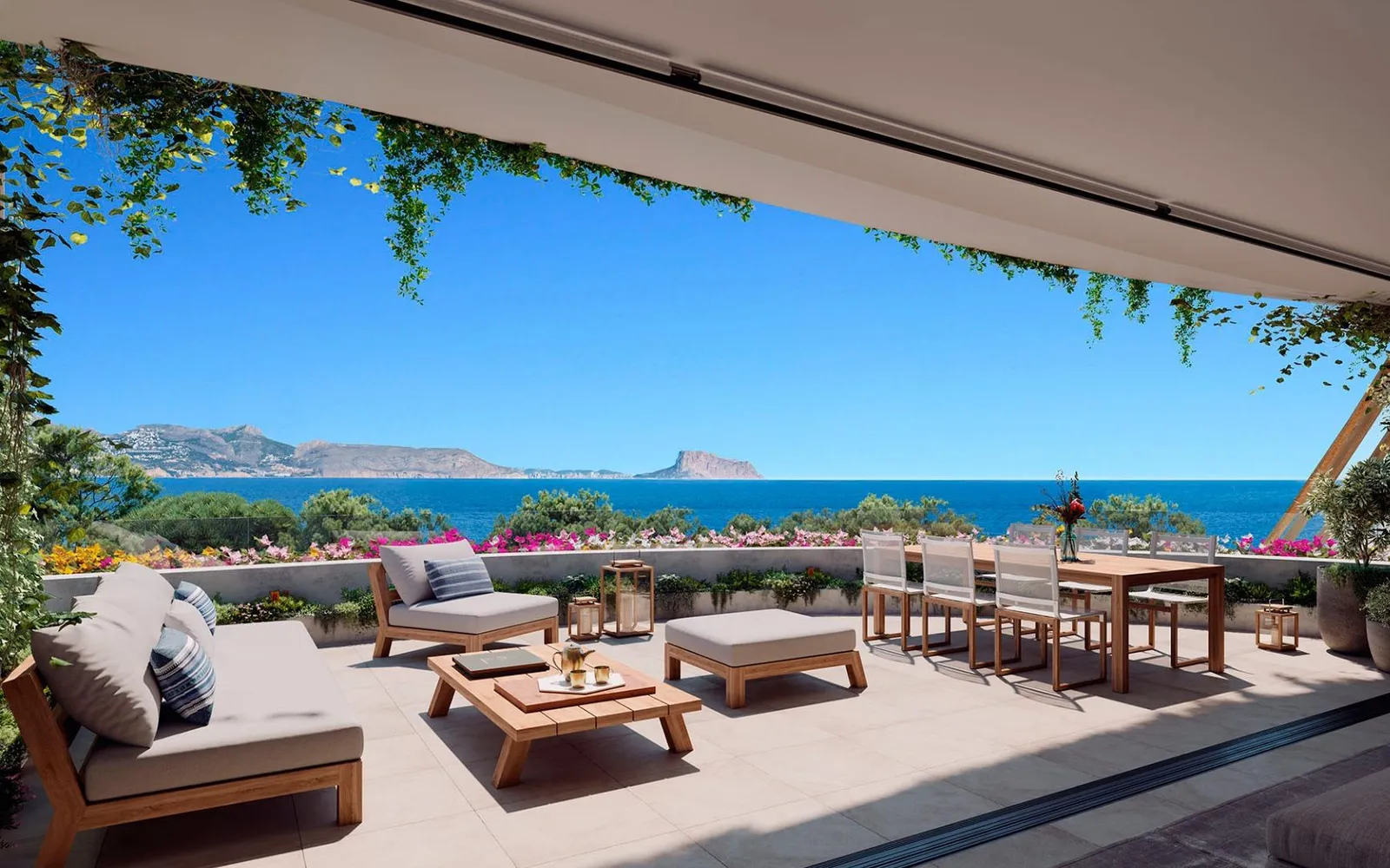 Wohnung mit 2 Schlafzimmern in Alfaz del Pi, Costa Blanca — Foto 1 von 23