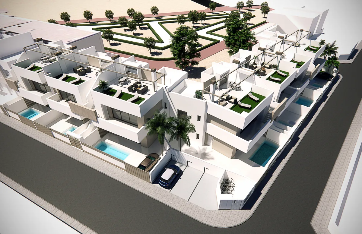 Bungalow planta alta de 3 dormitorios en Pilar de la Horadada, Costa Blanca — foto 1 de 1