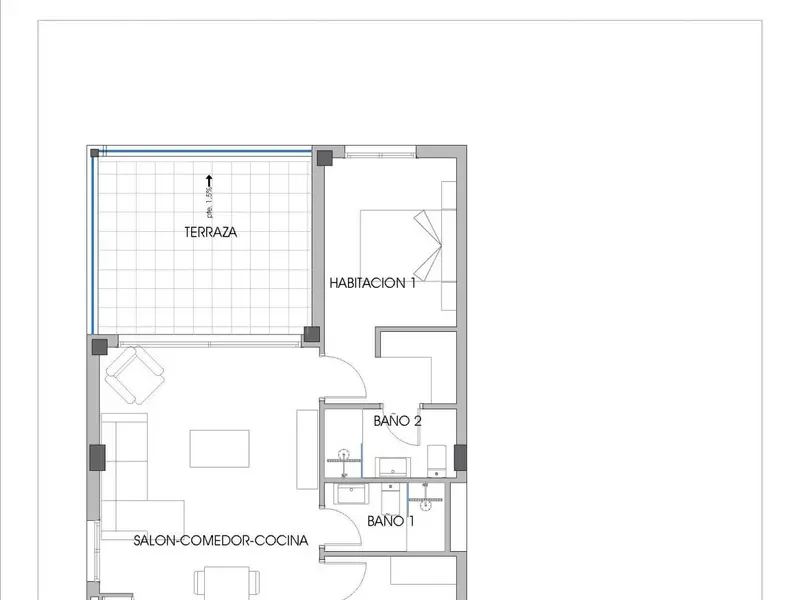 Apartamento de 2 dormitorios en Villajoyosa, Costa Blanca — foto 8 de 8