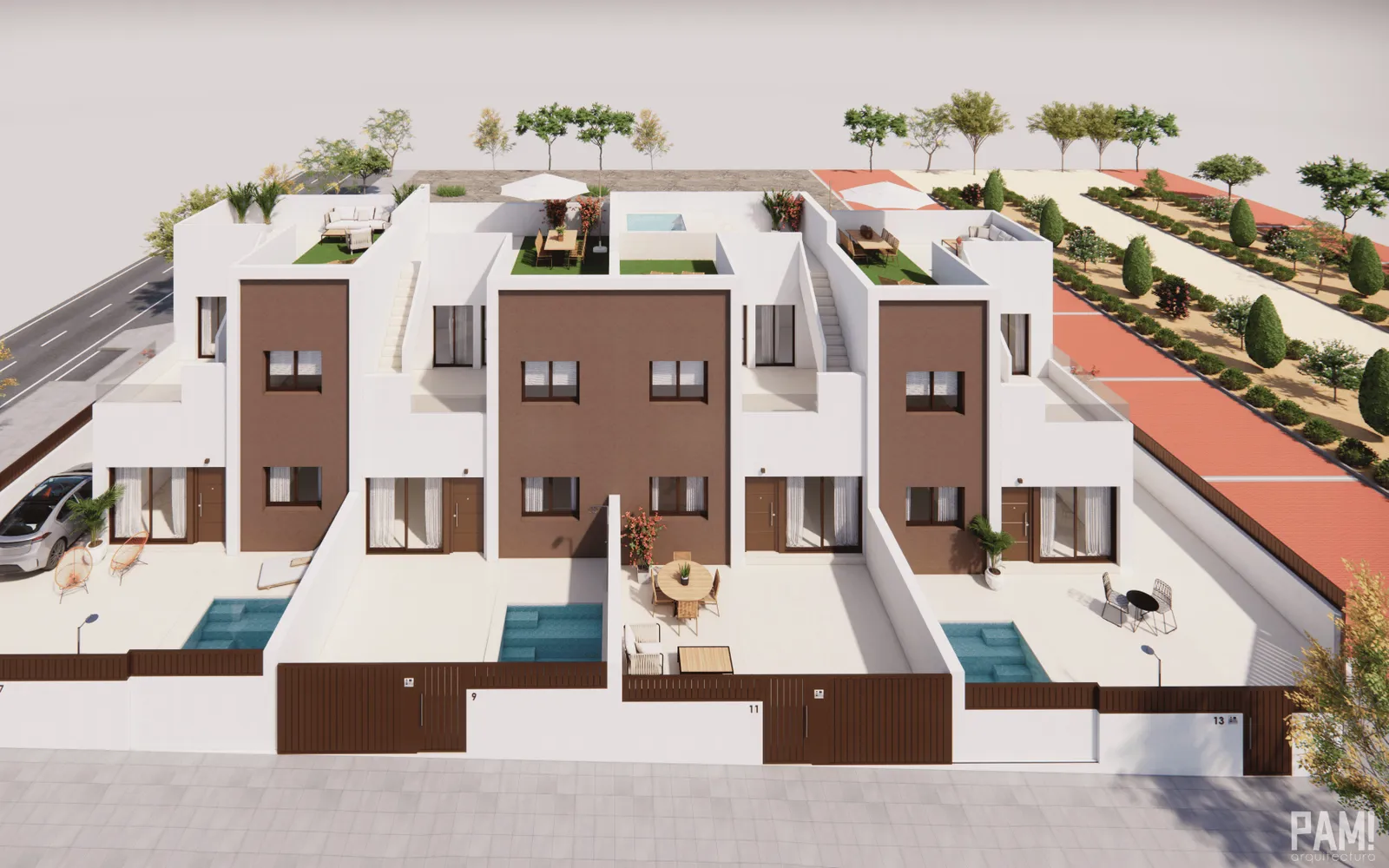 Rijwoning met 3 slaapkamers in Pilar de la Horadada, Costa Blanca — foto 1 van 1