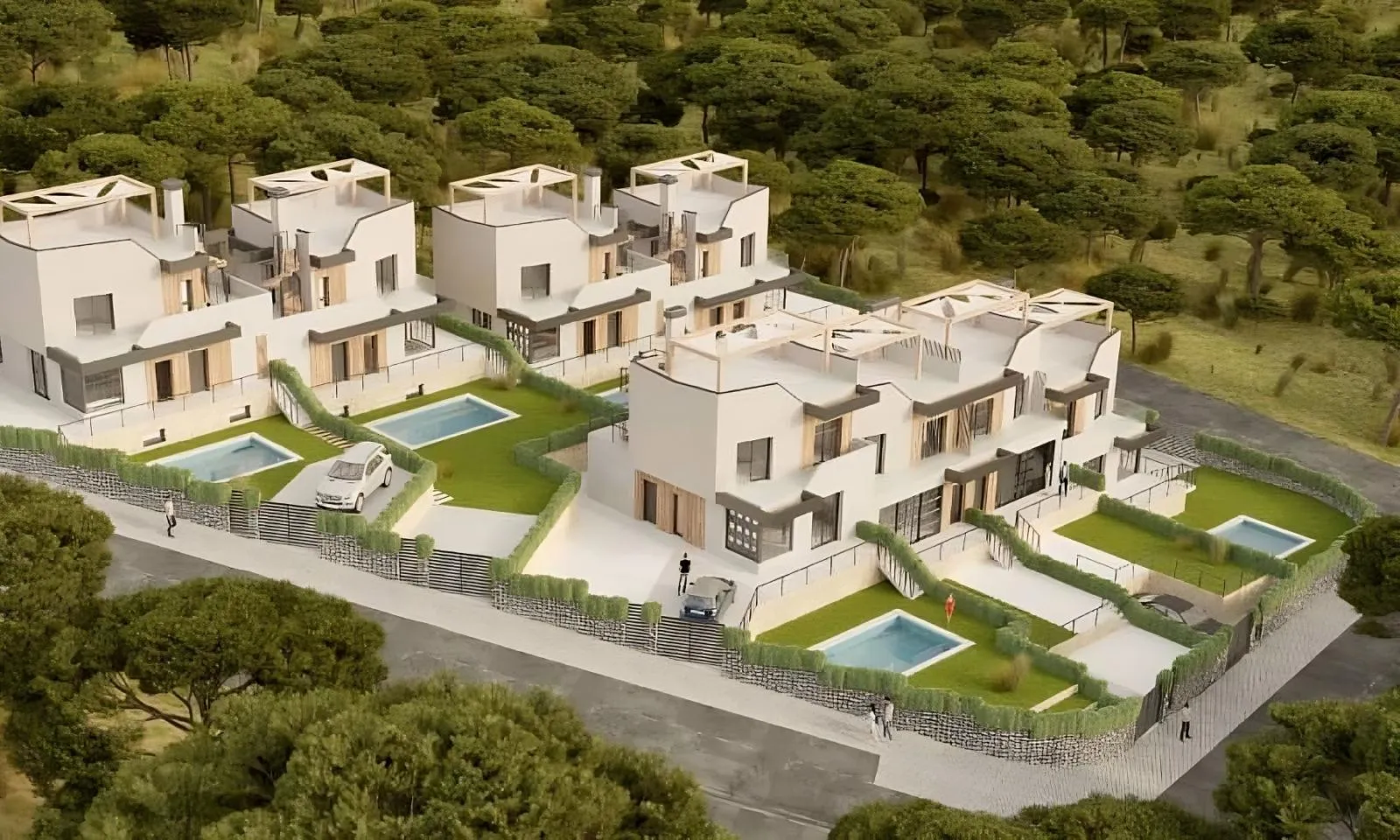 Reihenhaus mit 3 Schlafzimmern in Polop, Costa Blanca — Foto 1 von 26