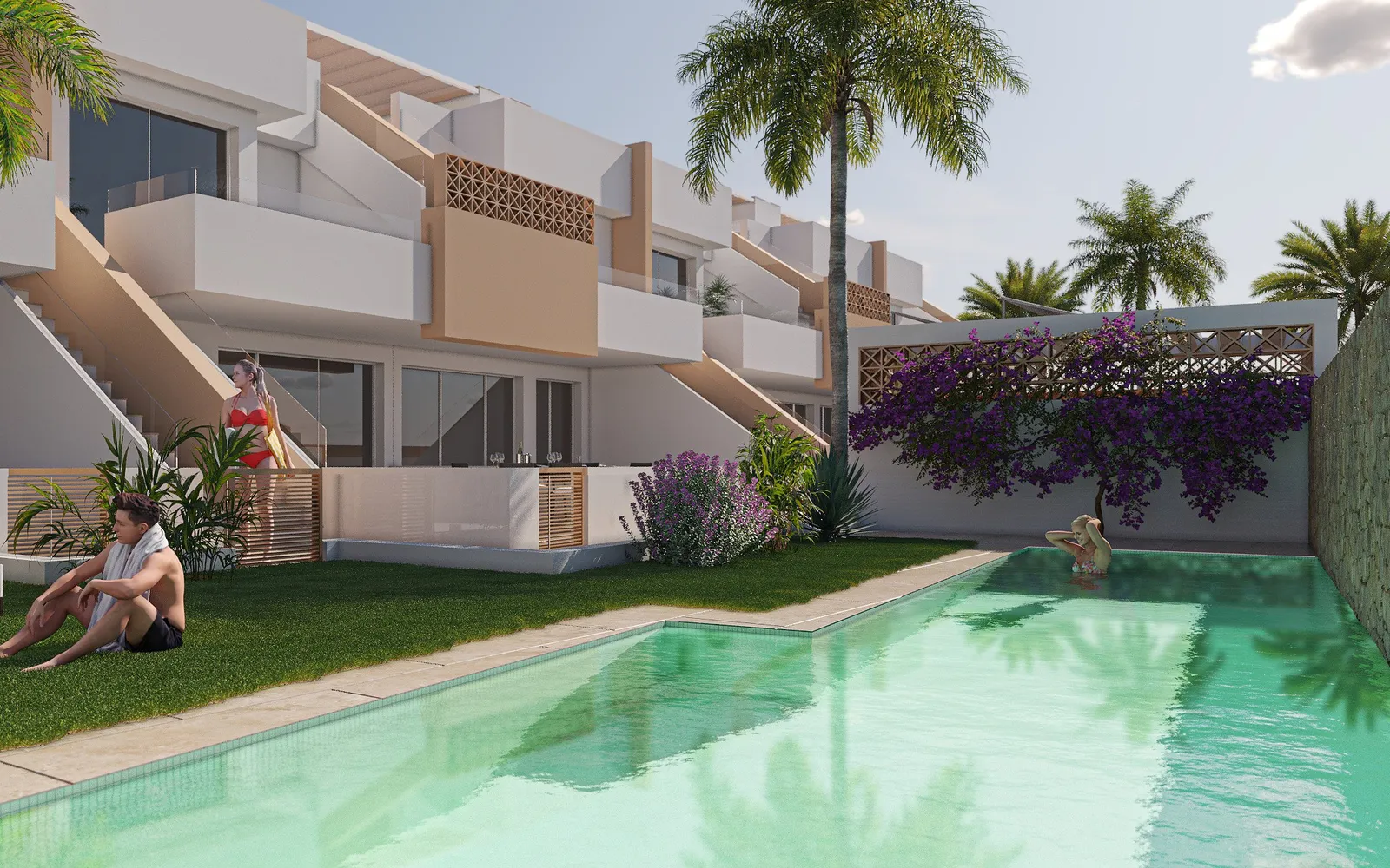 Bungalow Erdgeschoss mit 3 Schlafzimmern in Pilar de la Horadada, Costa Blanca — Foto 1 von 1