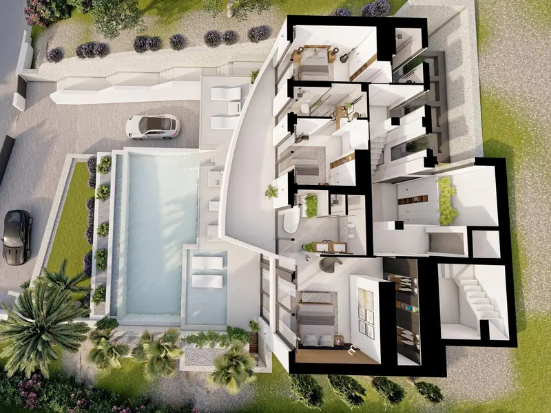 Villa mit 4 Schlafzimmern in Altea, Costa Blanca — Foto 14 von 16