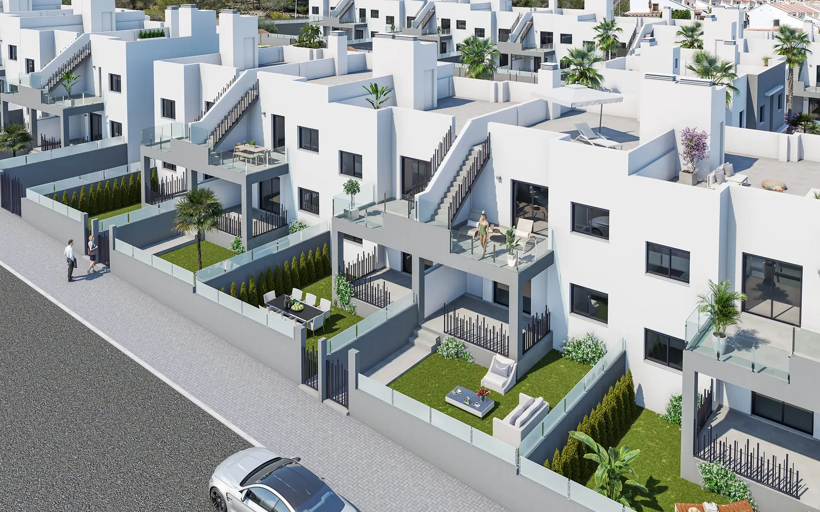 Bungalow planta alta de 2 dormitorios en San Miguel de Salinas, Costa Blanca — foto 1 de 1