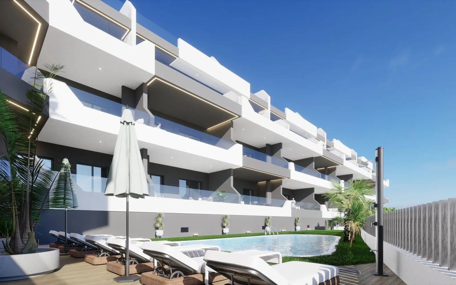Wohnung mit 2 Schlafzimmern in Benijófar, Costa Blanca — Foto 1 von 30