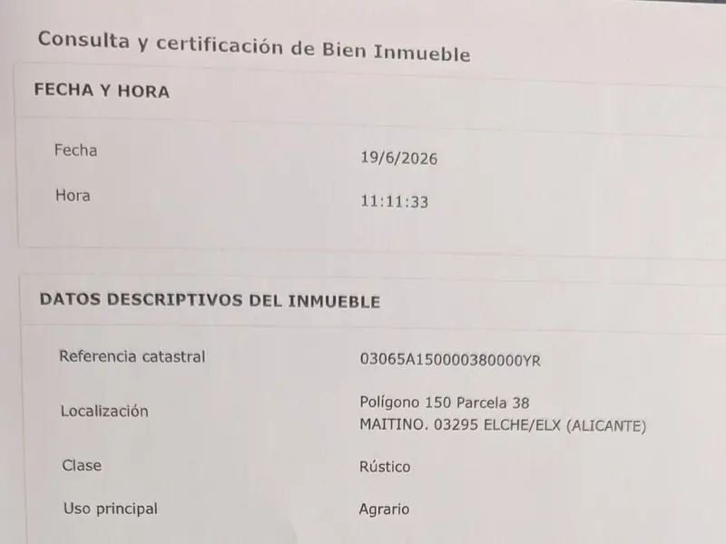 Terreno en Elche, Costa Blanca — foto 3 de 10