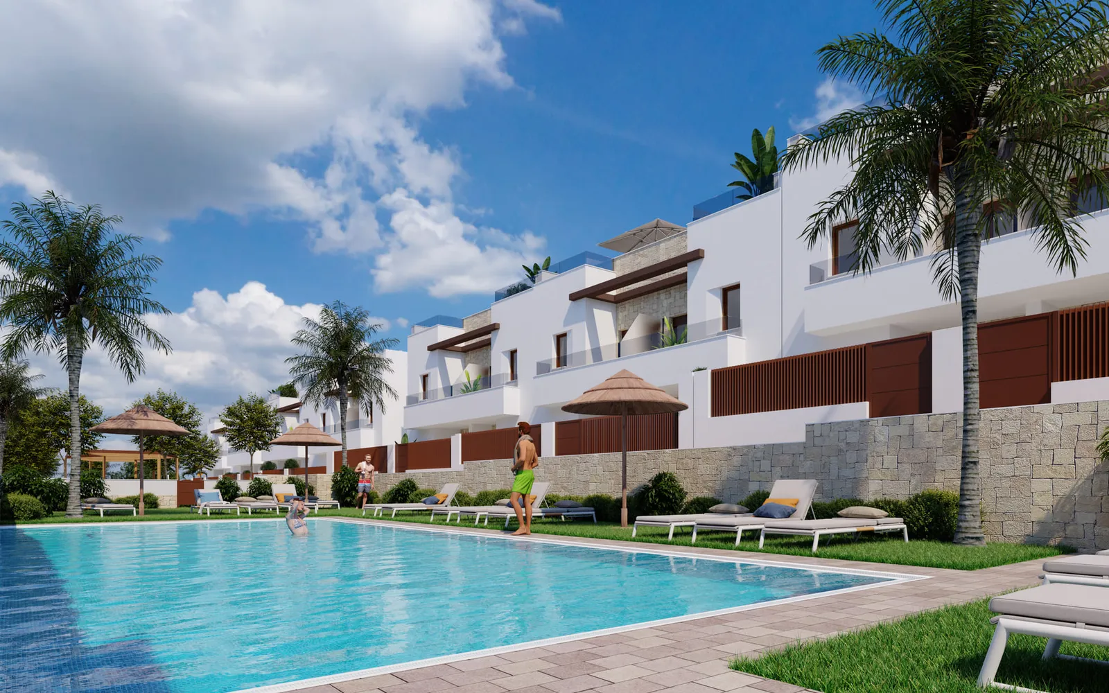 Reihenhaus mit 3 Schlafzimmern in Orihuela Costa, Costa Blanca — Foto 1 von 1
