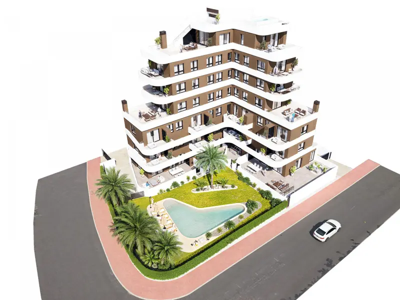 Penthouse mit 3 Schlafzimmern in Guardamar del Segura, Costa Blanca — Foto 15 von 21