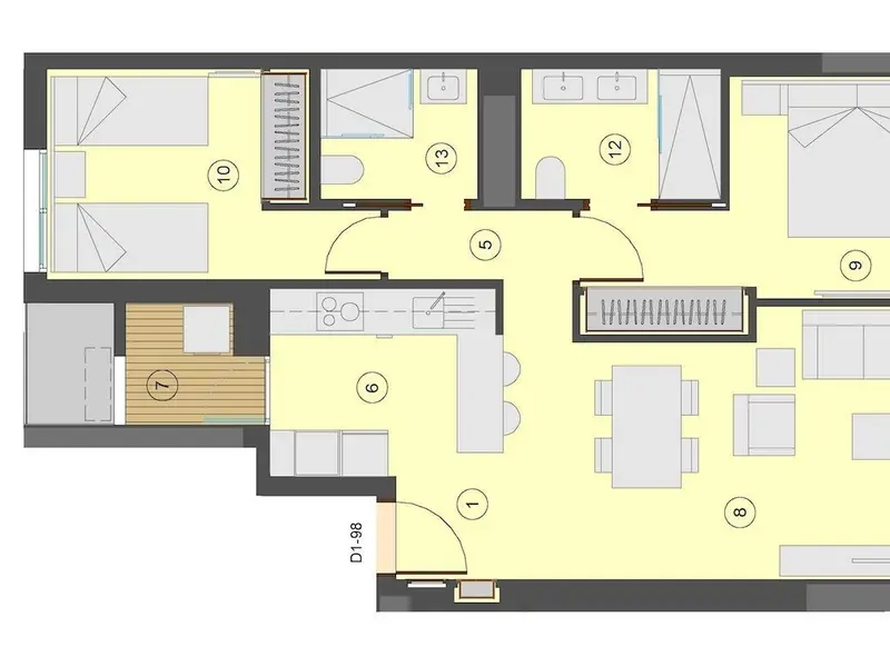 Apartamento de 2 dormitorios en Benidorm, Costa Blanca — foto 22 de 22
