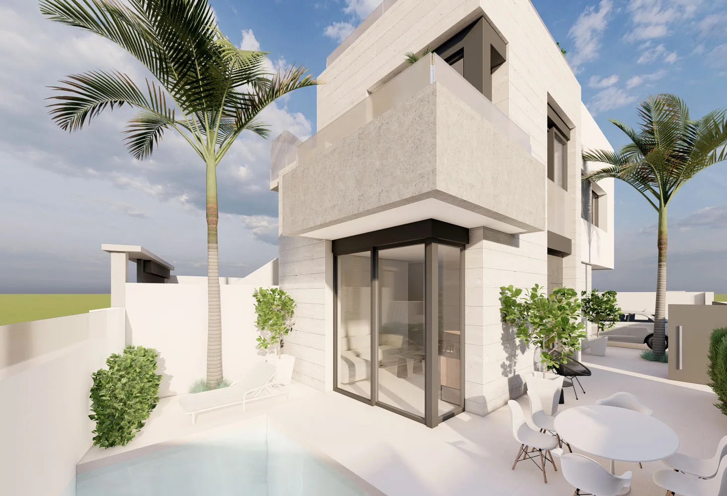 Bungalow planta baja de 2 dormitorios en Pilar de la Horadada, Costa Blanca — foto 1 de 1