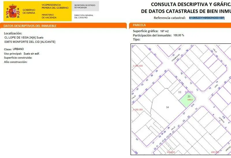 أرض en Monforte del Cid, Costa Blanca — صورة 9 من 9